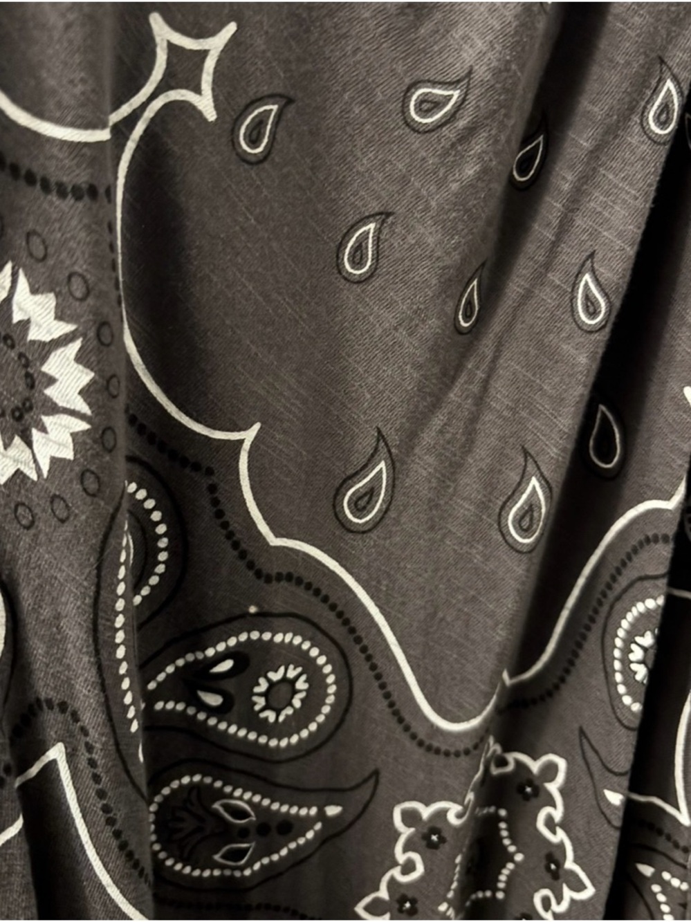 Panhandle Grey Waterfall Bandana Duster - Picture 4 of 5